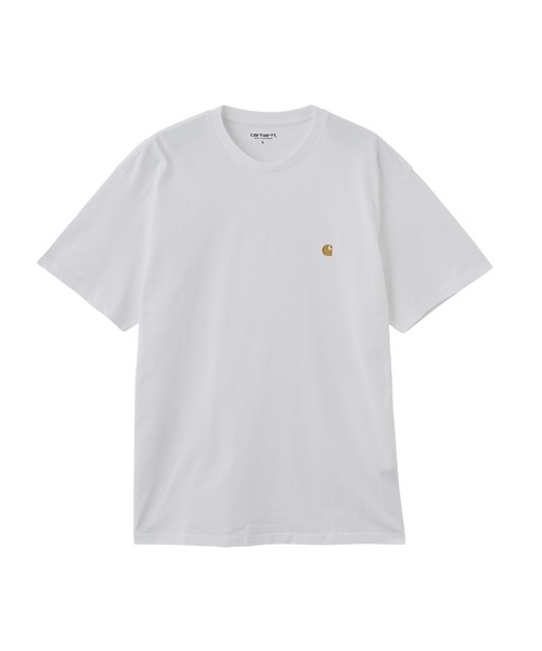 Carhartt WIP(カーハートダブリューアイピー)の「Carhartt WIP S/S CHASE T-SHIRT I026391(Tシャツ/カットソー・メンズ・ホワイト/ピンク/グリーン/ブラック・M/L)」の2枚目の写真