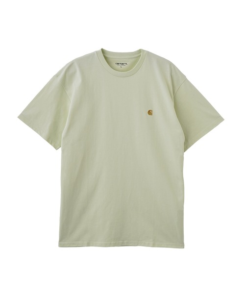 Carhartt WIP(カーハートダブリューアイピー)の「Carhartt WIP S/S CHASE T-SHIRT I026391(Tシャツ/カットソー・メンズ・ホワイト/ピンク/グリーン/ブラック・M/L)」の4枚目の写真