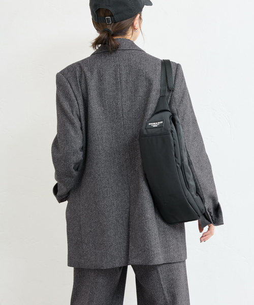 JOURNAL STANDARD(ジャーナルスタンダード)の「MANTECO PEAKED ジャケット(テーラードジャケット・レディース・チャコールグレー/カーキ・FREE)」の10枚目の写真
