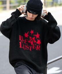 秋冬ニット モヘアプルオーバー ニットプルオーバー」に該当するニット