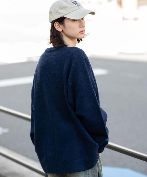 セール】WEGO/【25年秋冬新作】ファジーグラフィックプルオーバー