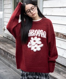 WEGO/ファジーグラフィックプルオーバー