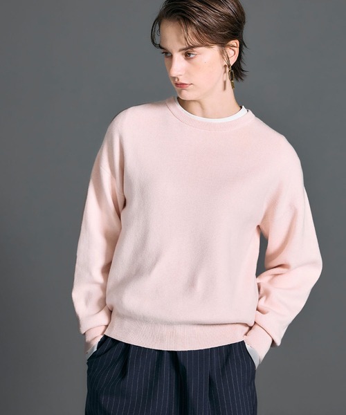 【美品】コットンカシミヤニットプルオーバー¥39,600（税込） コットンカシミヤニットプルオーバー（ニット/セーター）｜N.O.R.C