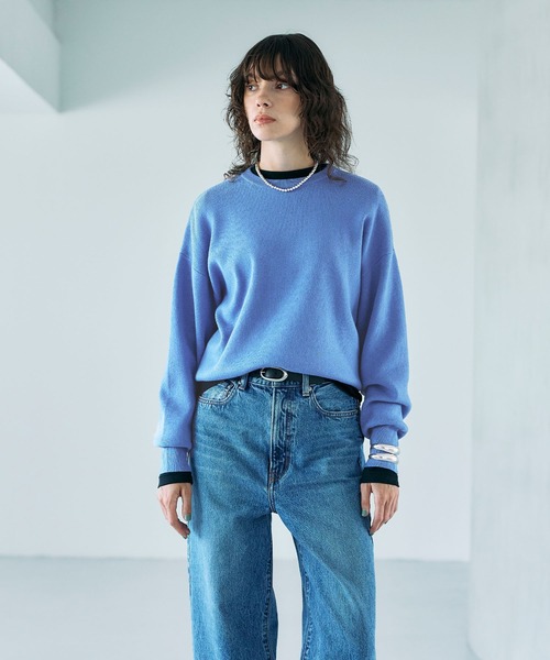 N.O.R.C（ノーク）の「コットンカシミヤニットプルオーバー（ニット