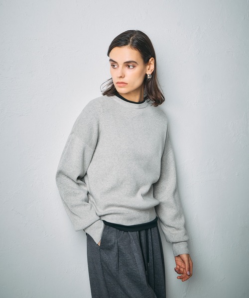 N.O.R.C（ノーク）の「コットンカシミヤニットプルオーバー（ニット