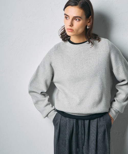 【美品】コットンカシミヤニットプルオーバー¥39,600（税込） コットンカシミヤニットプルオーバー（ニット/セーター）｜N.O.R.C