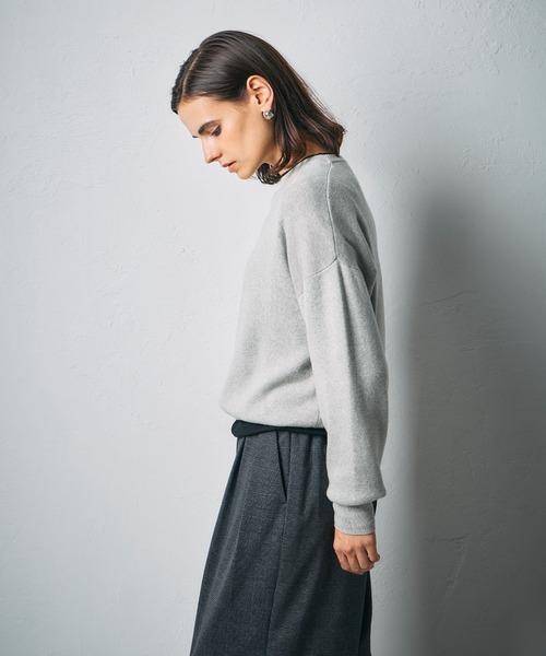 コットンカシミヤニットプルオーバー（ニット/セーター）｜N.O.R.C