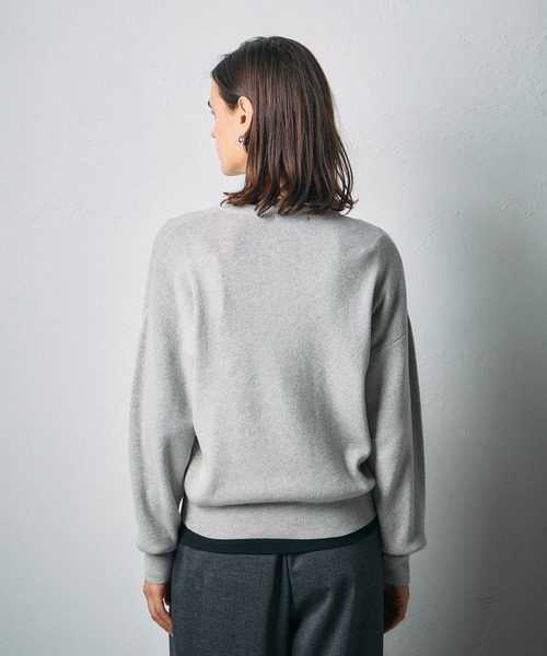 コットンカシミヤニットプルオーバー（ニット/セーター）｜N.O.R.C