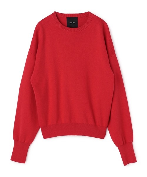コットンカシミヤニットプルオーバー（ニット/セーター）｜N.O.R.C