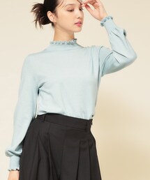 【SS~Lサイズ展開/6色展開】パール調ニット