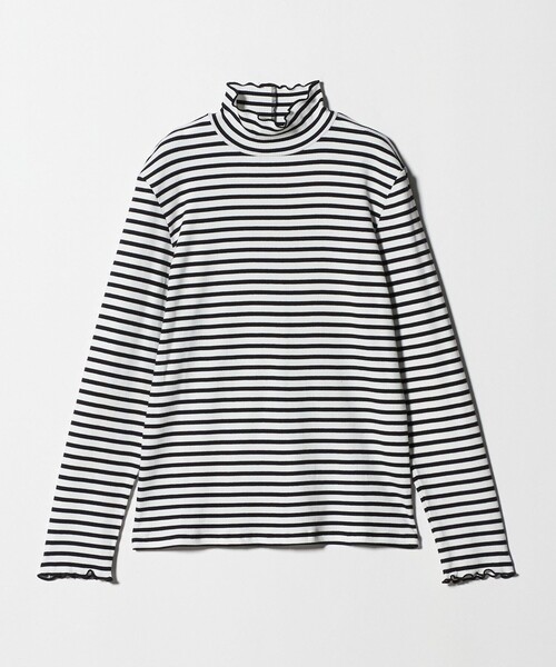 A DAY IN THE LIFE UNITED ARROWS(アデイインザライフユナイテッドアローズ)の「リブメロー ハイネックカットソー <A DAY IN THE LIFE>(Tシャツ/カットソー・レディース・オフホワイト/ナチュラル/ピンク/ブラック/モカ/その他1・FREE)」の6枚目の写真