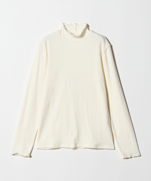 A DAY IN THE LIFE UNITED ARROWS(アデイインザライフユナイテッドアローズ)の「リブメロー ハイネックカットソー <A DAY IN THE LIFE>(Tシャツ/カットソー・レディース・オフホワイト/ナチュラル/ピンク/ブラック/モカ/その他1・FREE)」の1枚目の写真