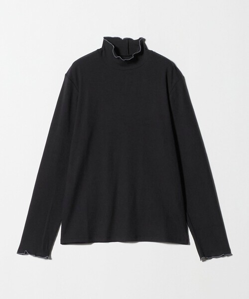 UNITED ARROWS Golf ブラック ハイネックシャツ Mサイズ リブメロー ハイネックカットソー ＜A DAY IN THE LIFE＞（Tシャツ