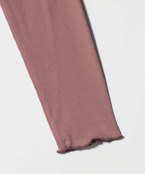 A DAY IN THE LIFE UNITED ARROWS(アデイインザライフユナイテッドアローズ)の「リブメロー ハイネックカットソー <A DAY IN THE LIFE>(Tシャツ/カットソー・レディース・オフホワイト/ナチュラル/ピンク/ブラック/モカ/その他1・FREE)」の16枚目の写真