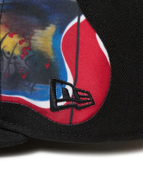 希少 NEWERA TARO 岡本太郎 明日の神話 コラボ ニューエラ NEW ERA 59FIFTY TARO OKAMOTO 岡本太郎 明日の神話 ブラック/スカーレット