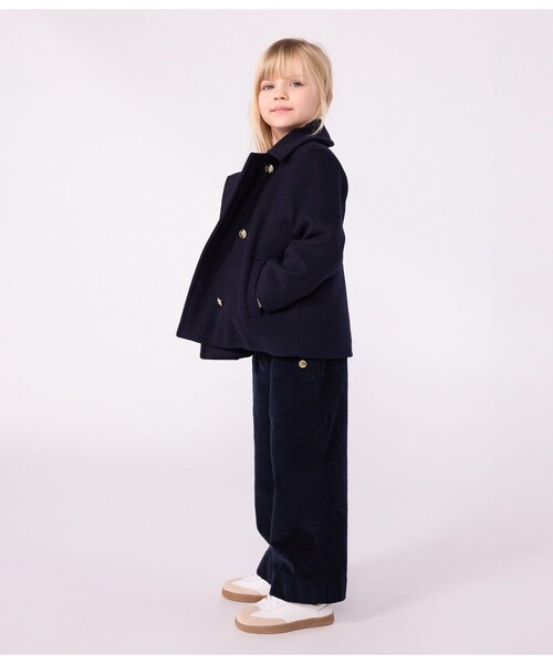 PETIT BATEAU（プチバトー）の「Ｐコート（ダウンジャケット/コート・キッズ・ネイビー・6YEAR/8YEAR/10YEAR/12YEAR）」の3枚目の写真