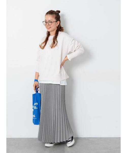 Lugnoncure（ルノンキュール）の「【選べる着丈】アソートプリーツスカート（スカート・レディース・ブラック/オフホワイト/ブラウン/ベージュ・ﾌﾘｰ(M)/ﾌﾘｰ(L)）」の5枚目の写真