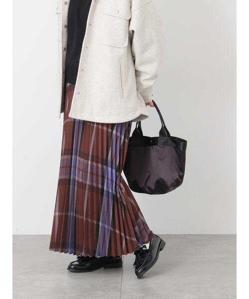 Lugnoncure（ルノンキュール）の「【選べる着丈】アソートプリーツスカート（スカート・レディース・ブラック/オフホワイト/ブラウン/ベージュ・ﾌﾘｰ(M)/ﾌﾘｰ(L)）」の10枚目の写真