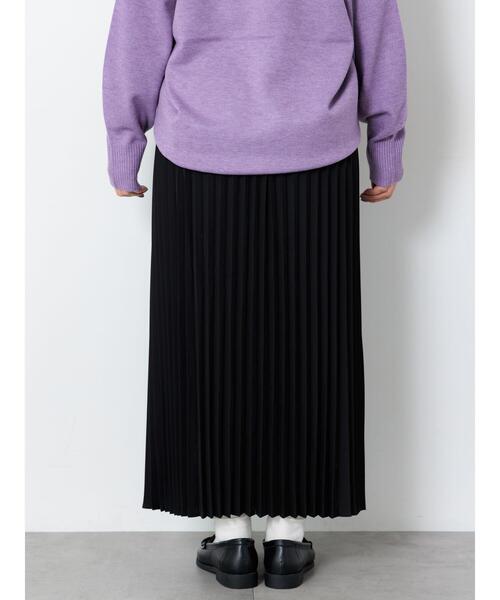 Lugnoncure（ルノンキュール）の「【選べる着丈】アソートプリーツスカート（スカート・レディース・ブラック/オフホワイト/ブラウン/ベージュ・ﾌﾘｰ(M)/ﾌﾘｰ(L)）」の19枚目の写真
