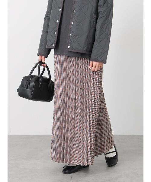 Lugnoncure（ルノンキュール）の「【選べる着丈】アソートプリーツスカート（スカート・レディース・ブラック/オフホワイト/ブラウン/ベージュ・ﾌﾘｰ(M)/ﾌﾘｰ(L)）」の22枚目の写真