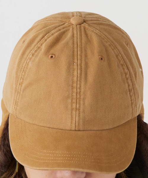 milsa（ミルサ）の「milsa/ミルサ ピグメント加工 イヤーフラップ 6パネルキャップ（キャップ・メンズ・グレー/ブラック/ブラウン/ベージュ・M/57.5cm）」の10枚目の写真