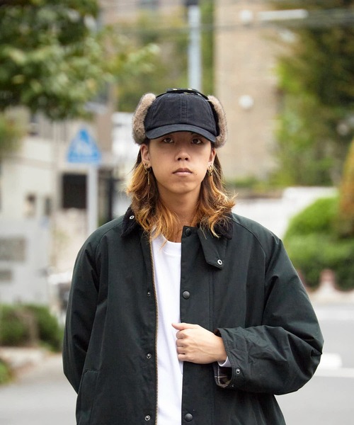 milsa（ミルサ）の「milsa/ミルサ ピグメント加工 イヤーフラップ 6パネルキャップ（キャップ・メンズ・グレー/ブラック/ブラウン/ベージュ・M/57.5cm）」の5枚目の写真