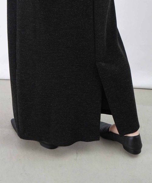 LUCA/LADY LUCK LUCA（ルカ/レディラックルカ）の「LC/LLL ウール混異素材コンビワンピース（ワンピース・レディース・ブラック/チャコールグレー・FREE）」の19枚目の写真