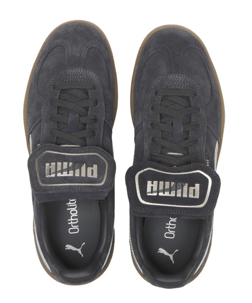 PUMA（プーマ）の「PALERMO PREMIUM METALLIC　404021-02（スニーカー・メンズ・グレー・27.5cm/26.0cm/25.5cm/25.0cm/24.5cm/23.0cm/22.5cm/27.0cm/26.5cm/24.0cm/23.5cm/29.0cm/28.5cm/28.0cm/22.0cm）」の4枚目の写真