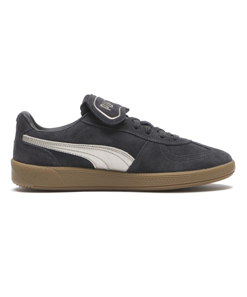 PUMA（プーマ）の「PALERMO PREMIUM METALLIC　404021-02（スニーカー・メンズ・グレー・27.5cm/26.0cm/25.5cm/25.0cm/24.5cm/23.0cm/22.5cm/27.0cm/26.5cm/24.0cm/23.5cm/29.0cm/28.5cm/28.0cm/22.0cm）」の2枚目の写真