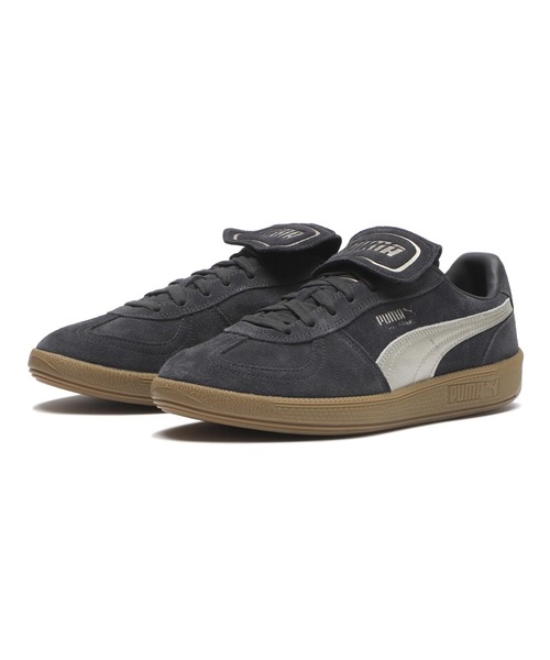 PUMA（プーマ）の「PALERMO PREMIUM METALLIC　404021-02（スニーカー・メンズ・グレー・27.5cm/26.0cm/25.5cm/25.0cm/24.5cm/23.0cm/22.5cm/27.0cm/26.5cm/24.0cm/23.5cm/29.0cm/28.5cm/28.0cm/22.0cm）」の3枚目の写真