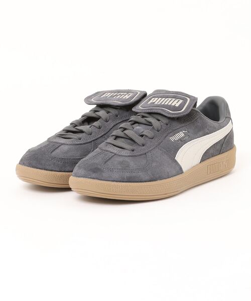 PUMA（プーマ）の「PALERMO PREMIUM METALLIC　404021-02（スニーカー・メンズ・グレー・27.5cm/26.0cm/25.5cm/25.0cm/24.5cm/23.0cm/22.5cm/27.0cm/26.5cm/24.0cm/23.5cm/29.0cm/28.5cm/28.0cm/22.0cm）」の8枚目の写真