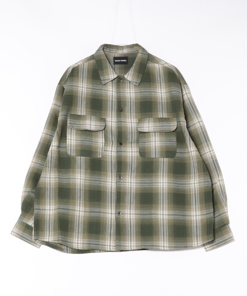 DANKE SCHON（ダンケシェーン）の「【WEB&DEPOT限定】DankeSchon/ダンケシェーン/WAFFLE SHIRTS（シャツ/ブラウス・レディース・ブラック/アイボリー/ネイビー/カーキ・L/M）」の3枚目の写真