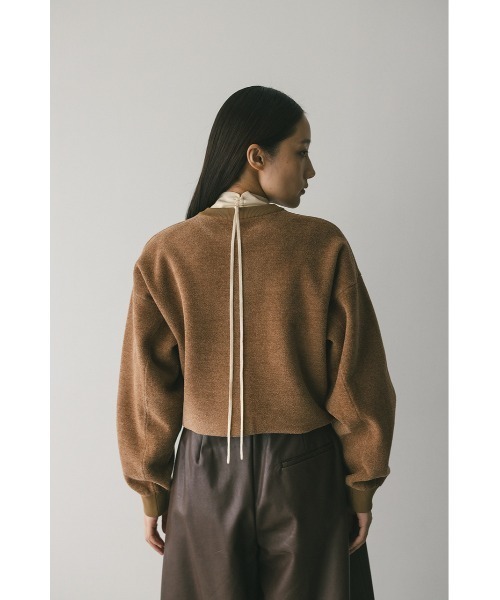 スタイルミキサー（STYLEMIXER）/リバーシブルベロアニットカーデ セール】リバーシブルベロアニットカーデ（カーディガン/ボレロ