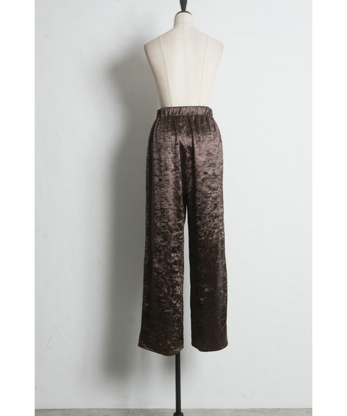 ARVELLIA（アルベリア）の「SATIN FLUID PANTS（その他パンツ・レディース・ブラック/ブラウン・M）」の19枚目の写真