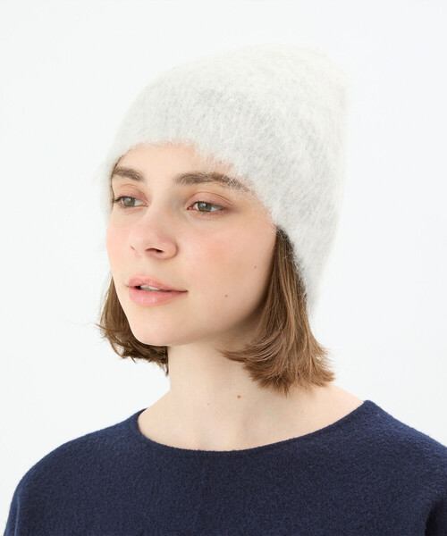 ORCIVAL（オーシバル）の「ORCIVAL | モヘア チューリップビーニー（ニットキャップ/ビーニー・レディース・ブラウン系その他/グレー系その他/レッド系その他/グレー系その他2・F）」の2枚目の写真