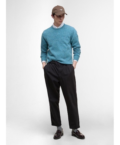 Barbour(バブアー)の「Tainsbury クルーネック ニット(アジアフィット)(ニット/セーター・メンズ・グリーン/レッド/ネイビー/ブルー・SMALL/MEDIUM/LARGE)」の5枚目の写真