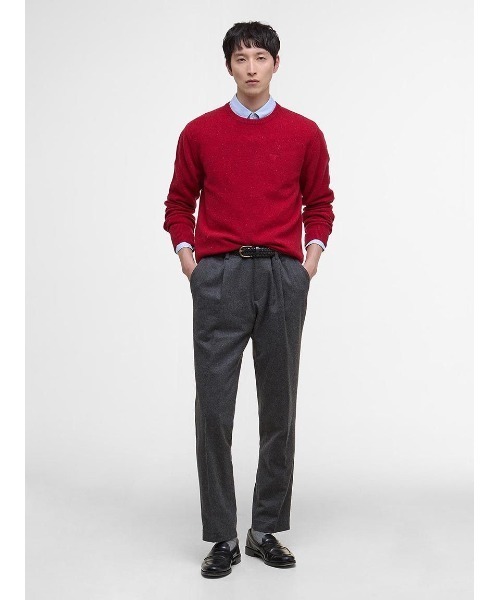 Barbour(バブアー)の「Tainsbury クルーネック ニット(アジアフィット)(ニット/セーター・メンズ・グリーン/レッド/ネイビー/ブルー・SMALL/MEDIUM/LARGE)」の10枚目の写真