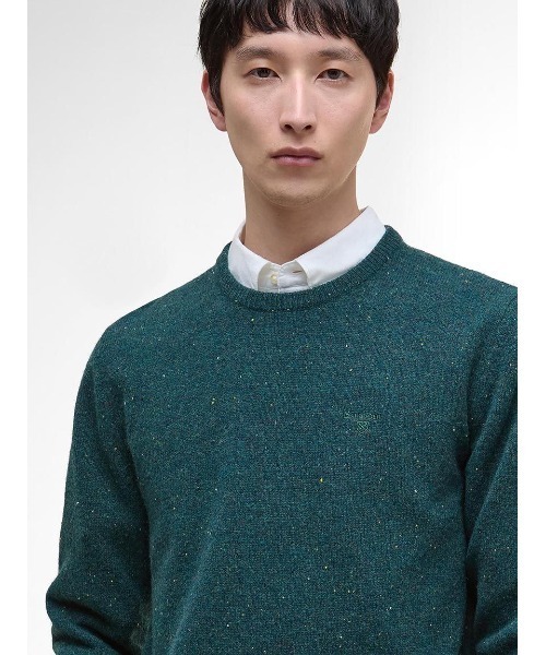 Barbour(バブアー)の「Tainsbury クルーネック ニット(アジアフィット)(ニット/セーター・メンズ・グリーン/レッド/ネイビー/ブルー・SMALL/MEDIUM/LARGE)」の18枚目の写真