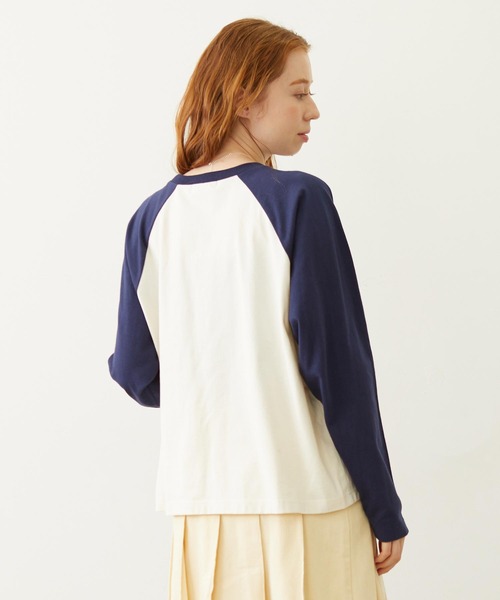 MILKFED.（ミルクフェド）の「PARFAIT LOGO B/B TEE（Tシャツ/カットソー・レディース・オフホワイト/オートミール/ホワイト・L/M）」の10枚目の写真