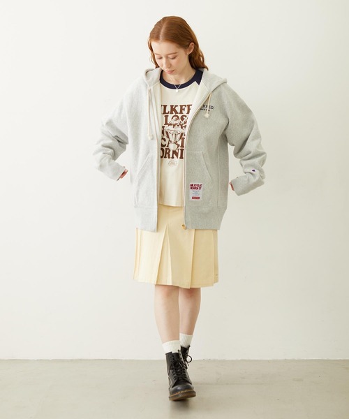 MILKFED.（ミルクフェド）の「PARFAIT LOGO B/B TEE（Tシャツ/カットソー・レディース・オフホワイト/オートミール/ホワイト・L/M）」の18枚目の写真