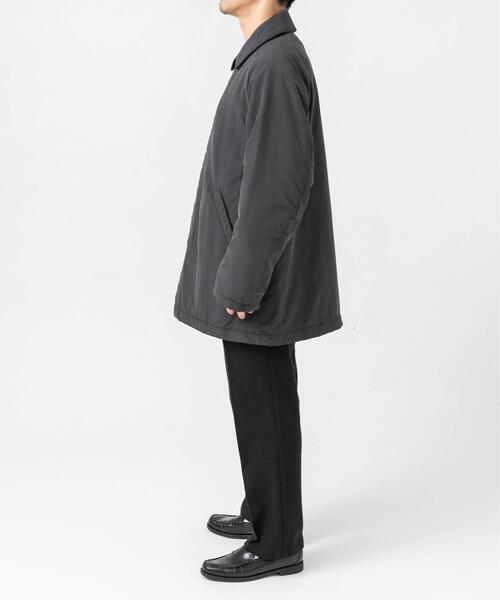 URBAN RESEARCH ROSSO MEN（アーバンリサーチロッソメン）の「『XLサイズあり』NOUVELLE中綿ステンカラーコート（ステンカラーコート・メンズ・ブラック/チャコールグレー・LARGE/X-LARGE/MEDIUM）」の8枚目の写真