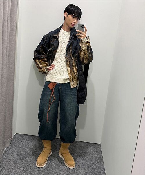 DNSR(ディーエヌエスアール)の「ツイストケーブルニットアイボリー(ニット/セーター・メンズ・その他・LARGE/MEDIUM)」の5枚目の写真