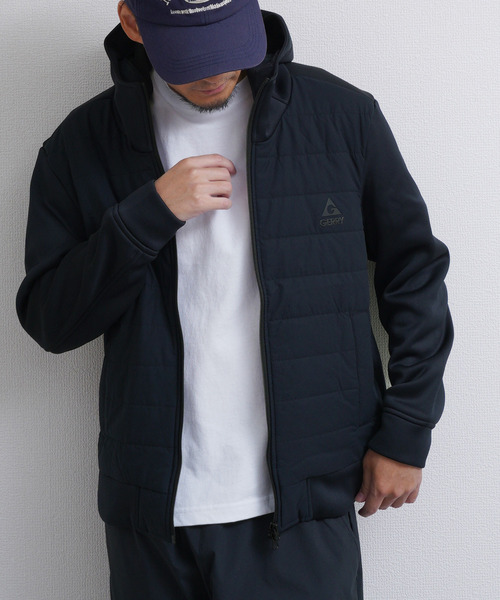 GERRY(ジェリー)の「GERRY ポリリップ インサレーション 中綿ジャケット(ブルゾン・メンズ・チャコール/カーキ系/ブラック/ネイビー系・MEDIUM/LARGE/X-LARGE/SMALL)」の4枚目の写真