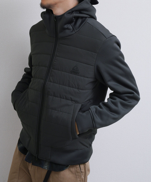 GERRY(ジェリー)の「GERRY ポリリップ インサレーション 中綿ジャケット(ブルゾン・メンズ・チャコール/カーキ系/ブラック/ネイビー系・MEDIUM/LARGE/X-LARGE/SMALL)」の2枚目の写真