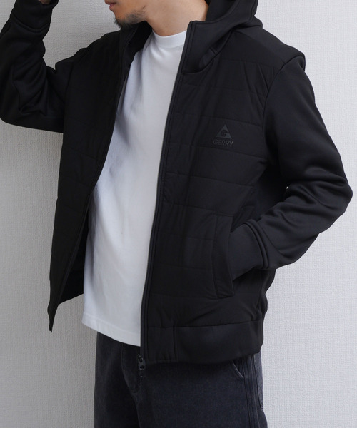 GERRY(ジェリー)の「GERRY ポリリップ インサレーション 中綿ジャケット(ブルゾン・メンズ・チャコール/カーキ系/ブラック/ネイビー系・MEDIUM/LARGE/X-LARGE/SMALL)」の5枚目の写真