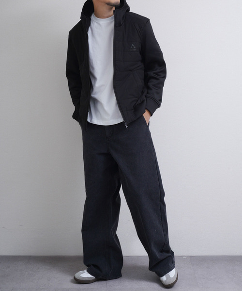 GERRY(ジェリー)の「GERRY ポリリップ インサレーション 中綿ジャケット(ブルゾン・メンズ・チャコール/カーキ系/ブラック/ネイビー系・MEDIUM/LARGE/X-LARGE/SMALL)」の6枚目の写真