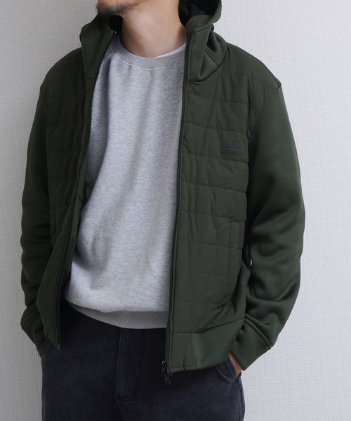 GERRY(ジェリー)の「GERRY ポリリップ インサレーション 中綿ジャケット(ブルゾン・メンズ・チャコール/カーキ系/ブラック/ネイビー系・MEDIUM/LARGE/X-LARGE/SMALL)」の11枚目の写真