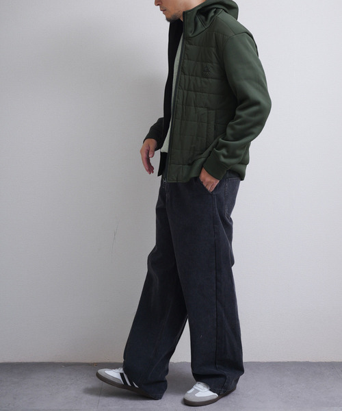 GERRY(ジェリー)の「GERRY ポリリップ インサレーション 中綿ジャケット(ブルゾン・メンズ・チャコール/カーキ系/ブラック/ネイビー系・MEDIUM/LARGE/X-LARGE/SMALL)」の12枚目の写真