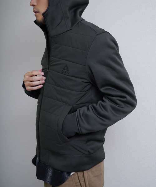 GERRY(ジェリー)の「GERRY ポリリップ インサレーション 中綿ジャケット(ブルゾン・メンズ・チャコール/カーキ系/ブラック/ネイビー系・MEDIUM/LARGE/X-LARGE/SMALL)」の14枚目の写真