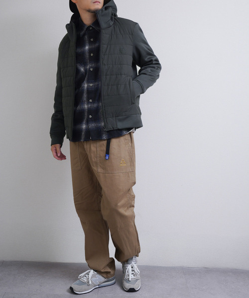 GERRY(ジェリー)の「GERRY ポリリップ インサレーション 中綿ジャケット(ブルゾン・メンズ・チャコール/カーキ系/ブラック/ネイビー系・MEDIUM/LARGE/X-LARGE/SMALL)」の20枚目の写真